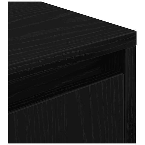 Comodino con Luci LED Nero 38x34x50 cm - Foto 9