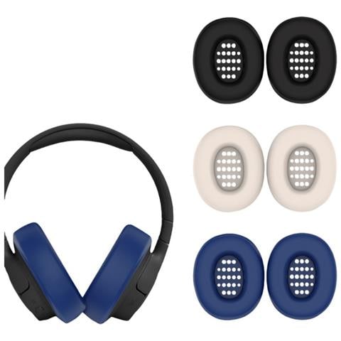 Cuscinetti Auricolari Di Ricambio In Silicone Per Cuffie Bluetooth Jbl Tune 770nc Beige - Foto 3