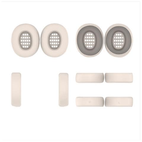 Cuscinetti Auricolari Di Ricambio In Silicone Per Cuffie Bluetooth Jbl Tune 770nc Beige - Foto 1