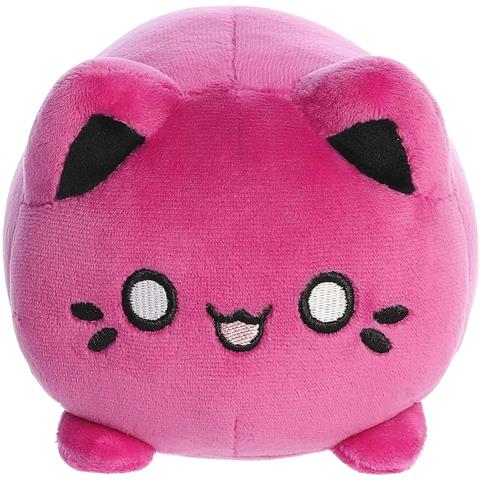 Peluche 9cm Gatto Kawaii Modello Meowchi Mini In Poliestere, Viola Scuro - Foto 5