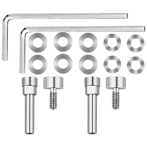 Set Di Viti Per Cerniera - Compatibile Con Qc35/35 Ii/45/se/qc Albero Girevole - Grigio Argento - Foto 2