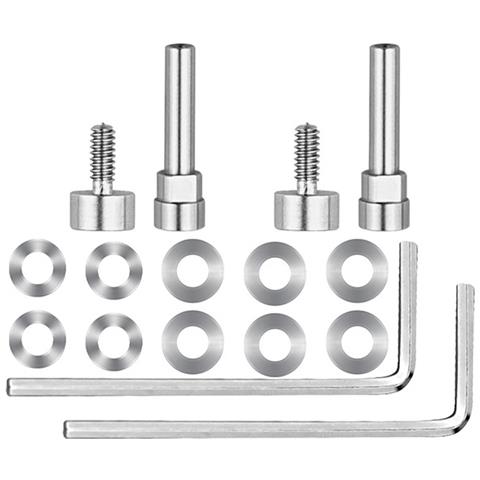 Set Di Viti Per Cerniera - Compatibile Con Qc35/35 Ii/45/se/qc Albero Girevole - Grigio Argento - Foto 1