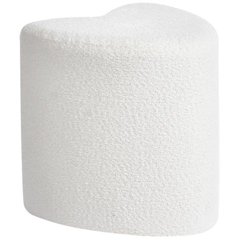 Pouf Scotia Ciniglia Bianco Sporco - Foto 2