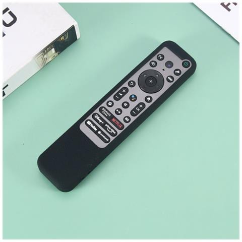 Custodia Protettiva In Silicone Compatibile Con Telecomando Sony Tx800c Tx900 - Antiscivolo, Antiurto Black - Foto 2