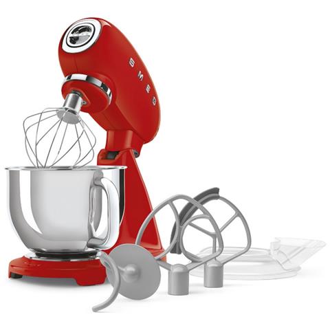 Robot da Cucina SMF05RDEU Stile Anni 50 Potenza 1000W Capacità 4,8 Litri Colore Rosso - Foto 3