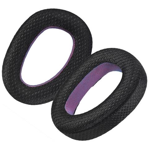 Cuscinetti Auricolari Di Ricambio Compatibili Con Cuffie Epos H3 E H3pro Hybrid - Mesh Nero Viola - Foto 3