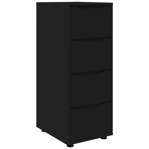 Armadio Nero 40 x 48 x 105 cm Legno multistrato - Foto 1