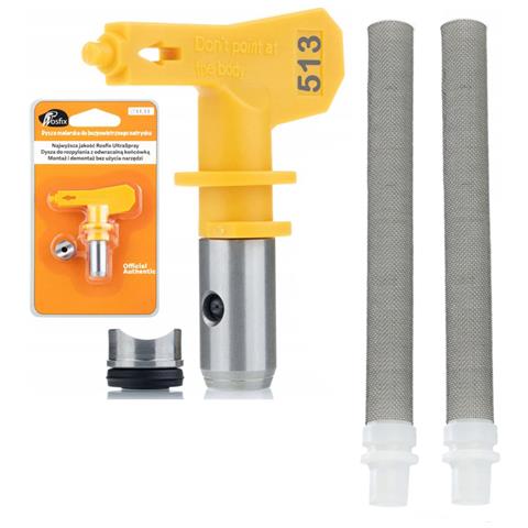 Ugello Di Spruzzatura Ultra Spray Modello 513 - Qualità Superiore, Larghezza 25 Cm | Compatibile Con Graco, Titan, Wagner E Altri - Foto 1