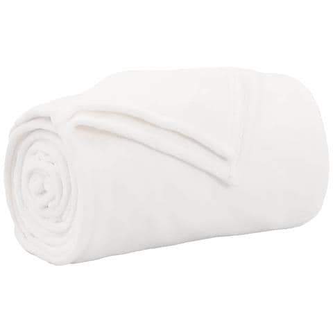 Coperta Bianco 240 x 270 cm Panno - Foto 1