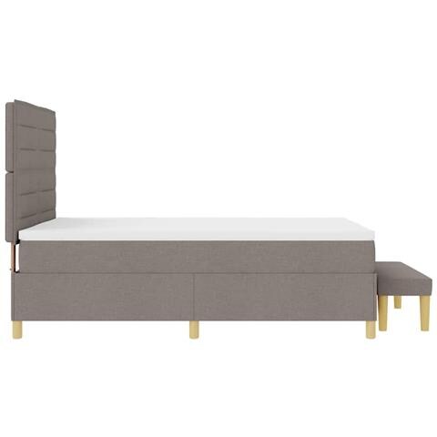 Letto a molle con materasso Talpa 140 x 190 cm Tessuto - Foto 9