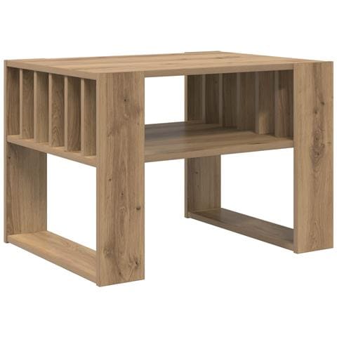 Tavolino da salotto Rovere artigianale 66 x 49,5 x 45 cm - Foto 1