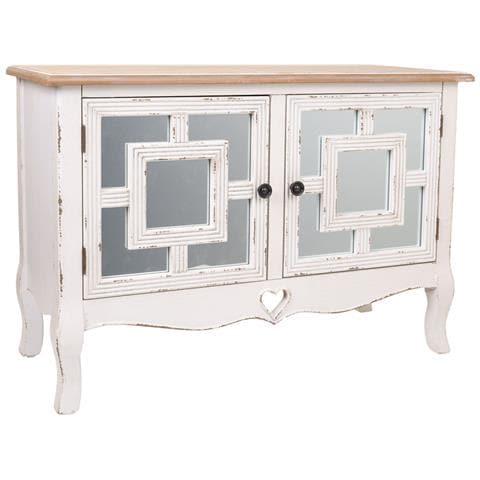 Mobile Da Ingresso In Legno Bianco 83x36x56,5h - Foto 1