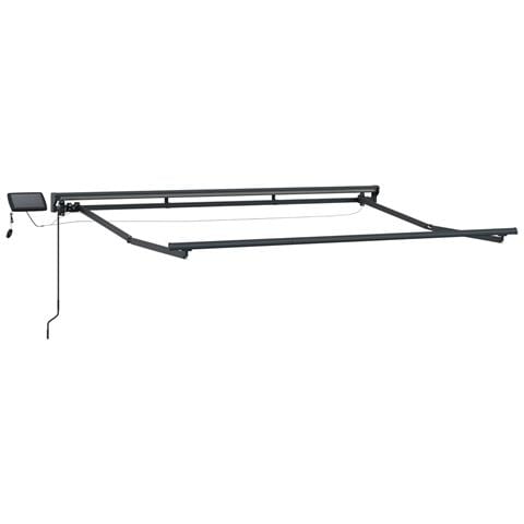 Cornice per Tenda Manuale con LED Giallo e Bianco 3,5 x 2 m - Foto 2