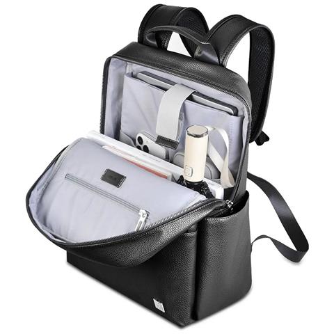 Mochila - Pelle Sintetica, Pelle, Nero - Foto 3