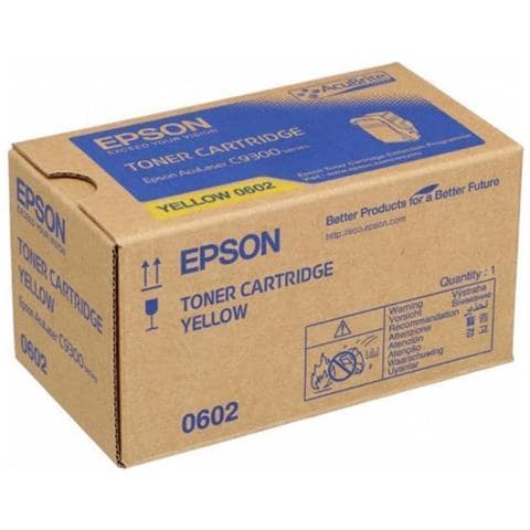 C13S050602 Toner Originale Giallo per AcuLaser C9300D2TN Capacità 7500 Pagine - Foto 1