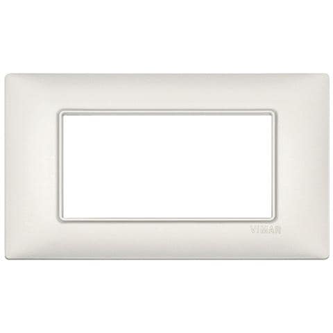 Placca 4 Moduli Argento Perlato Plana 14654.75 - Foto 2