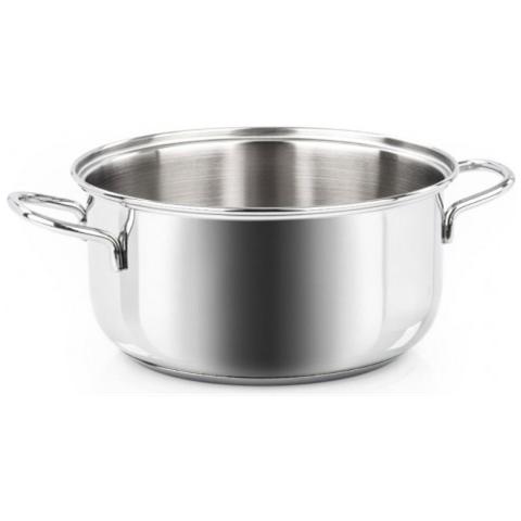 Casseruola In Acciaio Inox 18/10 Con Triplo Fondo Per Induzione Bonita Varie Misure - 12 Cm - Foto 1