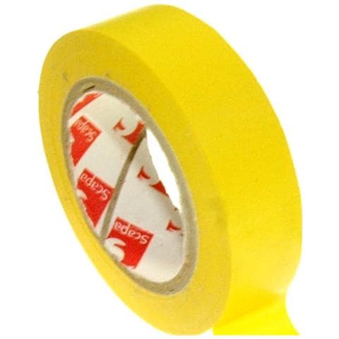 10 Pz - Nastro Isolante Elettrico Giallo Mm 15 X 10 Ml Scotch Per Elettricista - Foto 1