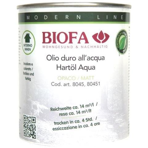 8045 Opaco Incolore 0,375 L- Olio A Base Acqua Per Mobili E Parquet - Foto 1