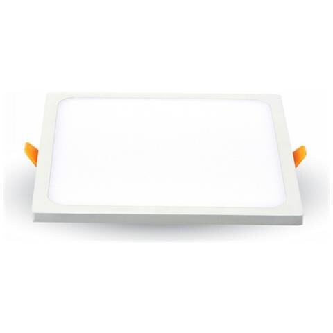 Pannello Led Da Incasso Quadrato 17 Cm 22w Smd Luce Fredda 6000k Vt-2222 Sq 4951 - Foto 1