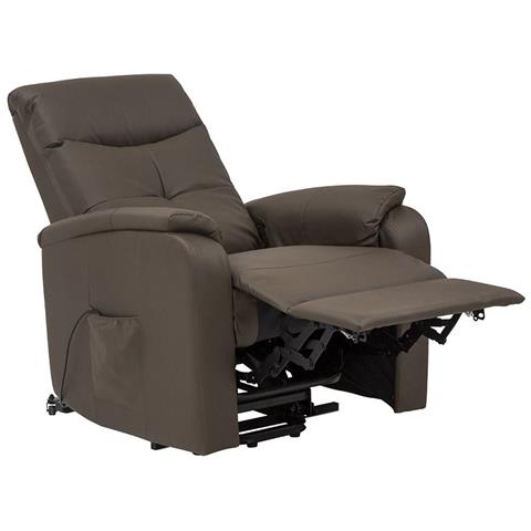Poltrona Elettrica Marrone Per Interno Salotto Sala Da Pranzo Camera Per Anziani - Foto 3