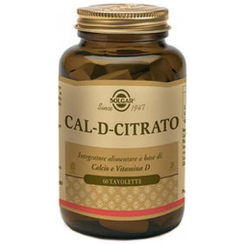 Solgar Cal D Citrato 60 Tavolette - Foto 1