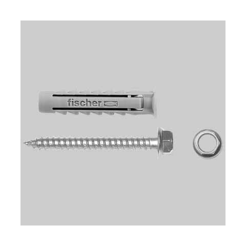 Tassello Nylon Con Vite 'sx-bm' - 'sx 8bm' Ø 8 X 40 -vite 6 X45 Mm - Foto 4