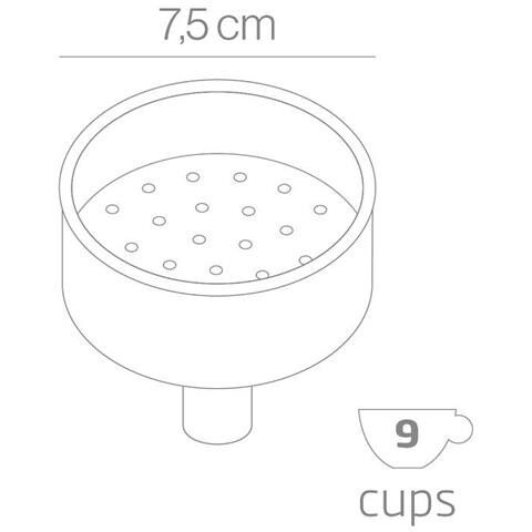 Imbuto Caffettiere Alluminio Tz 9 - Foto 3