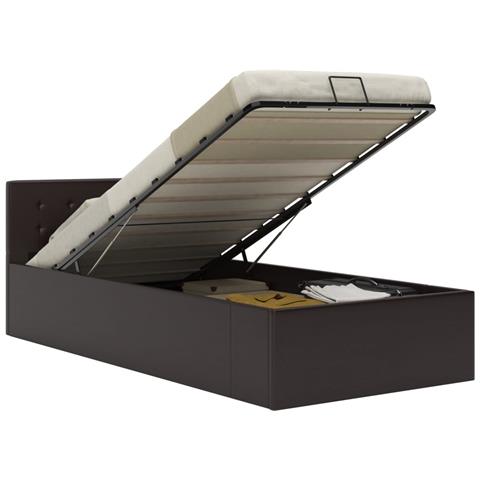 Giroletto Con Contenitore Idraulico Grigio Similpelle 100x200cm - Foto 1