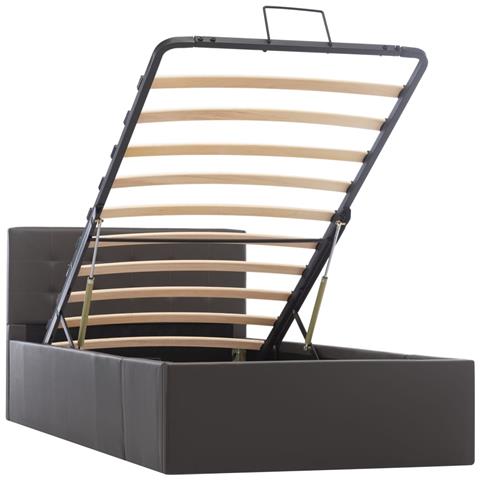 Giroletto Con Contenitore Idraulico Grigio Similpelle 100x200cm - Foto 10