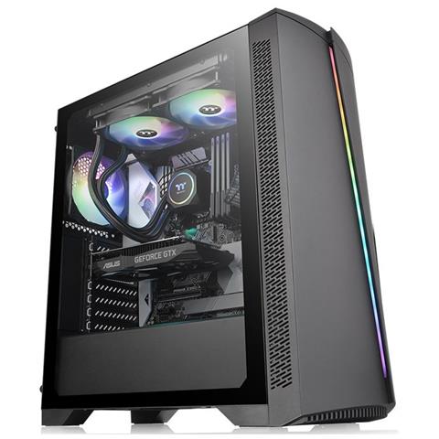 Case H350 TG Middle TowerATX, micro ATX, Mini-ITX 1 Porta USB 3.2 Colore Nero - Foto 1