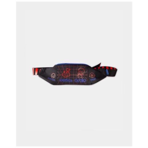 Super Mario Marsupio Nero (Super Mario Bros. Neon Characters Print Waist Bag, Unisex, Multi-colour [ lt640566ntn])  - Foto 1