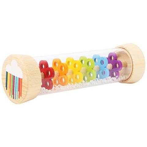 Piccolo Piede Pioggia In Legno Con Pallinestrumento Ritmico E Sonaglioadatto Ha Neonati E Bambini Piccoli. Giocattoli11567 - Foto 2
