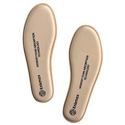 Donne Memory Foam Solette Comfort Scarpe Inserti Di Assorbimento Di Scossa Di Ammortizzazione Piede Dappoggio Pad Beige Dimensione 5 - Foto 1