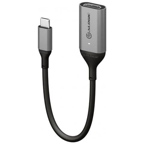 ULUCHD-ADP cavo di interfaccia e adattatore USB-C HDMI Nero, Grigio - Foto 1