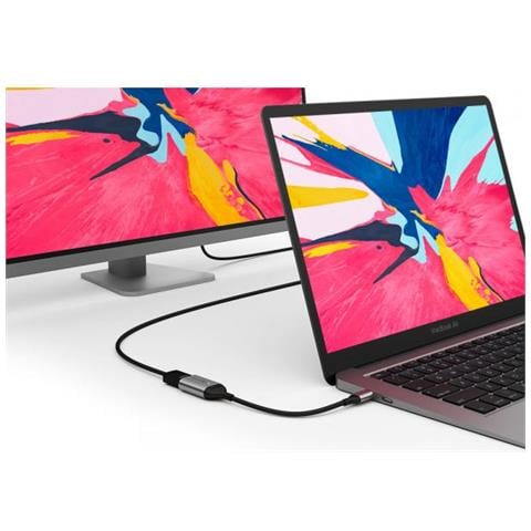 ULUCHD-ADP cavo di interfaccia e adattatore USB-C HDMI Nero, Grigio - Foto 2