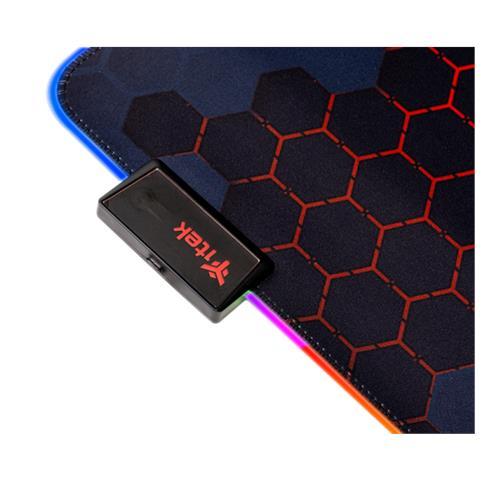 Gaming Mouse Pad RGB E1 - Materiale Premium, Antiscivolo, Massima Precisione, RGB con 12 modalit, 350x250x3mm - Foto 2