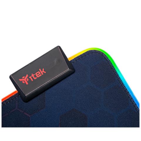 Gaming Mouse Pad RGB E1 - Materiale Premium, Antiscivolo, Massima Precisione, RGB con 12 modalit, 350x250x3mm - Foto 3