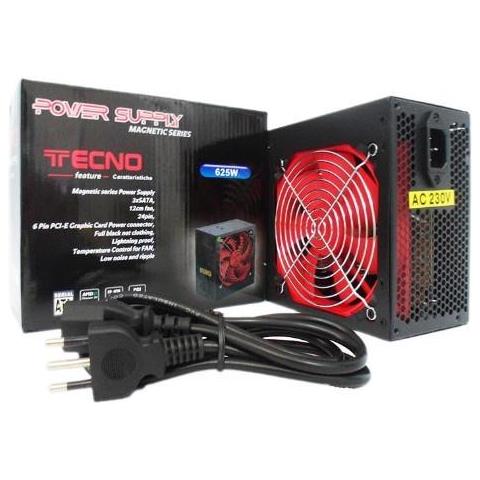 53.112 alimentatore per computer 625 W 20+4 pin ATX Nero - Foto 1