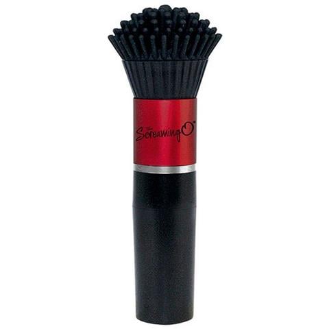 Stimolatore Per Il Clitoride The Screaming O Pennello Da Trucco Nero /rosso - Foto 1