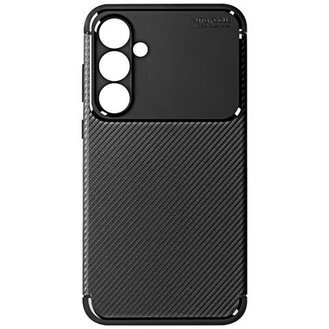 Cover Per Samsung Galaxy A35 5g Silicone Flessibile Effetto Carbonio - Foto 1