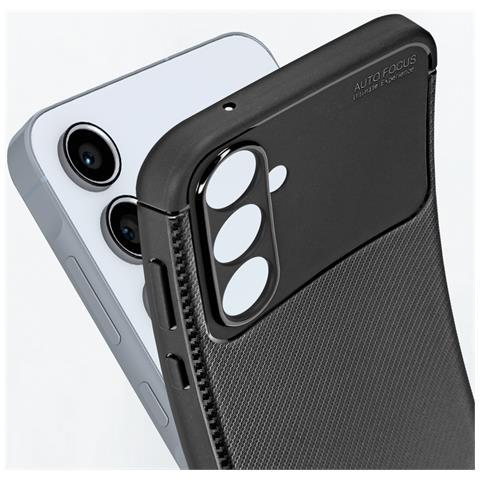 Cover Per Samsung Galaxy A35 5g Silicone Flessibile Effetto Carbonio - Foto 5