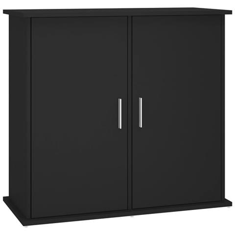 Supporto per Acquario 81x36x73 cm in Legno Multistrato Nero - Foto 1