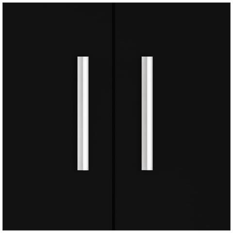 Supporto per Acquario 81x36x73 cm in Legno Multistrato Nero - Foto 8