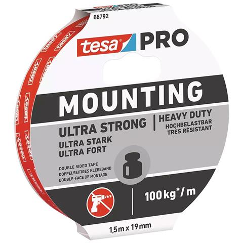 Nastro Biadesivo In Schiuma 'ultra Strong 66792' Mm 19 X Mt. 1,5 - Foto 1