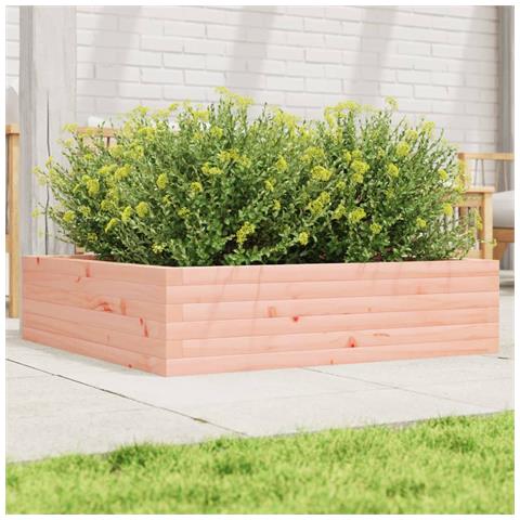 Fioriera Da Giardino 90x90x23 Cm In Legno Massello Di Douglas - Foto 1