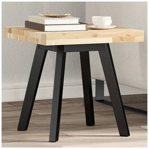 Piano Tavolo Quadrato 40x40x4 Cm In Legno Massello Di Acacia - Foto 1