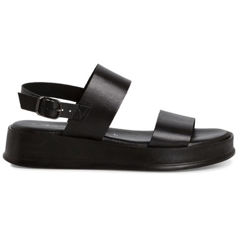 Black Casual Open Sandals Sandali Pelle Scarpe Donna Nero Eu 38, 1-28238-42 001 - Foto 2