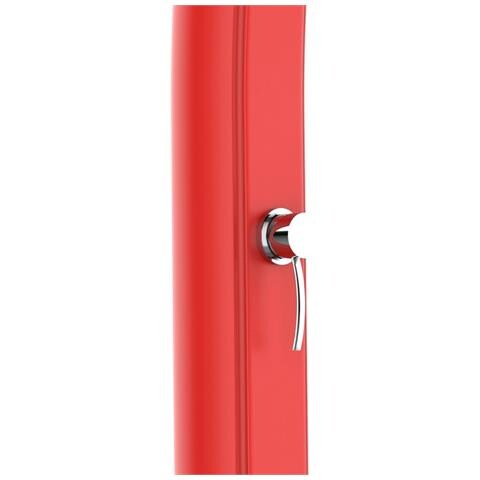 Rio Ss0935 Red Doccia Solare In Polietilene Altezza 226 Cm Serbatoio 25 L Lavapiedi Rosso - Foto 2