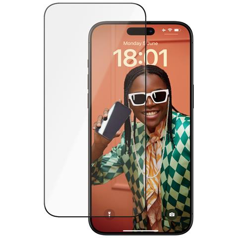 PG Scrn Ceramic iPhone 15 Pro Max UWF WA Pellicola proteggischermo trasparente Apple 1 pz - Foto 1